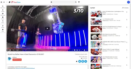 FreeTube screenshot 2