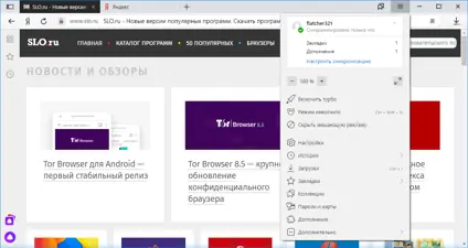 Yandex Browser screenshot 1